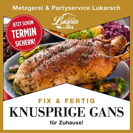Knusprige Gans für zuhause